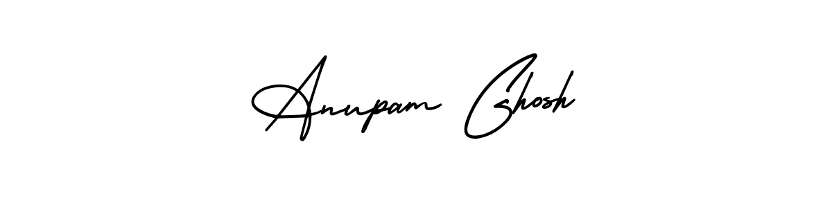 How to make Anupam Ghosh name signature. Use AmerikaSignatureDemo-Regular style for creating short signs online. This is the latest handwritten sign. Anupam Ghosh signature style 3 images and pictures png