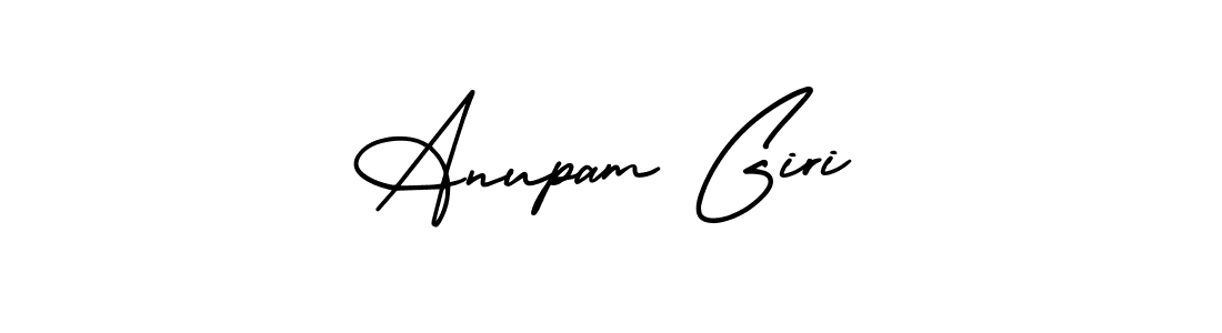 Design your own signature with our free online signature maker. With this signature software, you can create a handwritten (AmerikaSignatureDemo-Regular) signature for name Anupam Giri. Anupam Giri signature style 3 images and pictures png