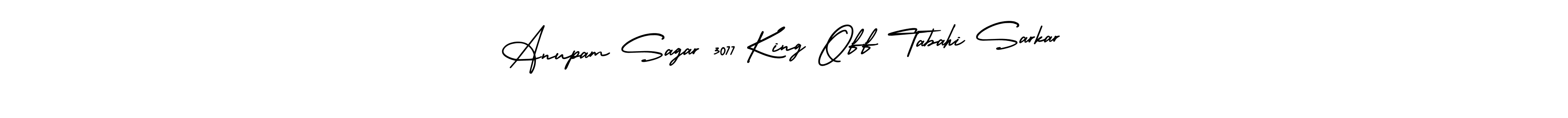 It looks lik you need a new signature style for name Anupam Sagar 3077 King Off Tabahi Sarkar. Design unique handwritten (AmerikaSignatureDemo-Regular) signature with our free signature maker in just a few clicks. Anupam Sagar 3077 King Off Tabahi Sarkar signature style 3 images and pictures png