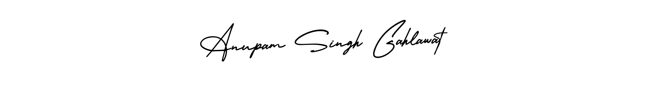 Anupam Singh Gahlawat stylish signature style. Best Handwritten Sign (AmerikaSignatureDemo-Regular) for my name. Handwritten Signature Collection Ideas for my name Anupam Singh Gahlawat. Anupam Singh Gahlawat signature style 3 images and pictures png