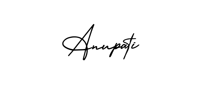 How to make Anupati signature? AmerikaSignatureDemo-Regular is a professional autograph style. Create handwritten signature for Anupati name. Anupati signature style 3 images and pictures png