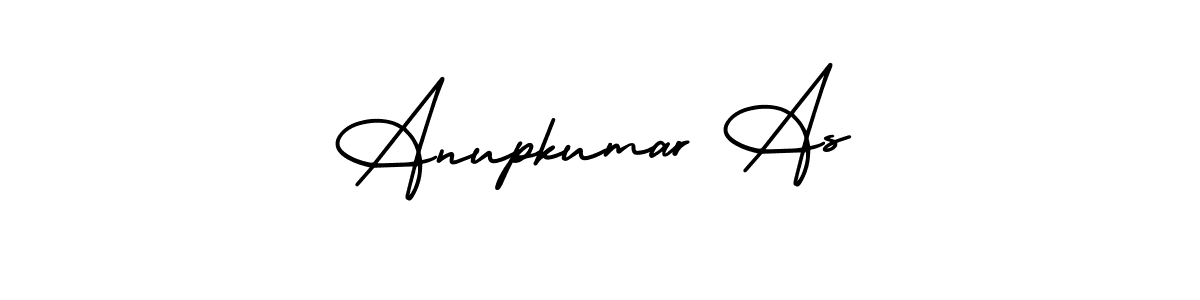 Also You can easily find your signature by using the search form. We will create Anupkumar As name handwritten signature images for you free of cost using AmerikaSignatureDemo-Regular sign style. Anupkumar As signature style 3 images and pictures png