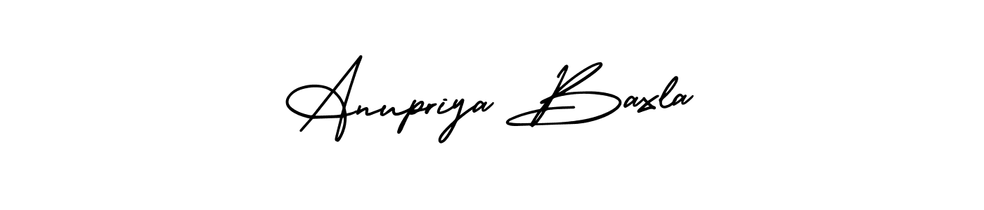 How to make Anupriya Baxla signature? AmerikaSignatureDemo-Regular is a professional autograph style. Create handwritten signature for Anupriya Baxla name. Anupriya Baxla signature style 3 images and pictures png