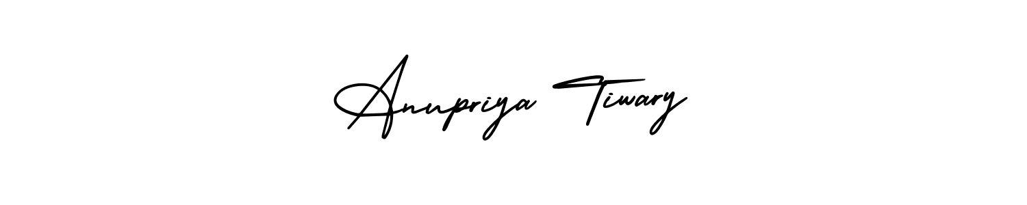 Make a short Anupriya Tiwary signature style. Manage your documents anywhere anytime using AmerikaSignatureDemo-Regular. Create and add eSignatures, submit forms, share and send files easily. Anupriya Tiwary signature style 3 images and pictures png