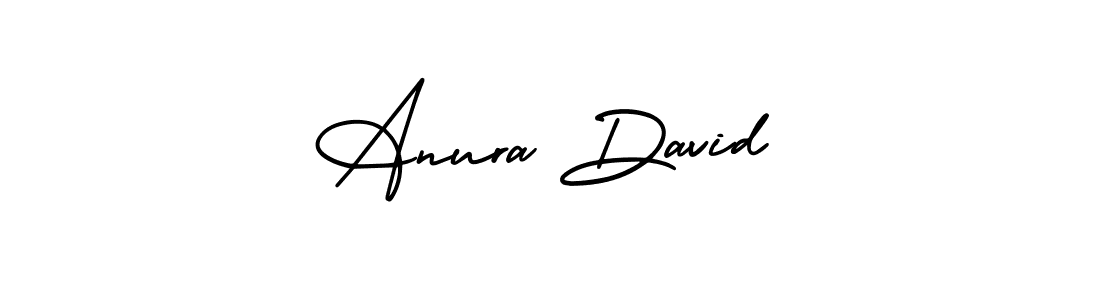 Also You can easily find your signature by using the search form. We will create Anura David name handwritten signature images for you free of cost using AmerikaSignatureDemo-Regular sign style. Anura David signature style 3 images and pictures png