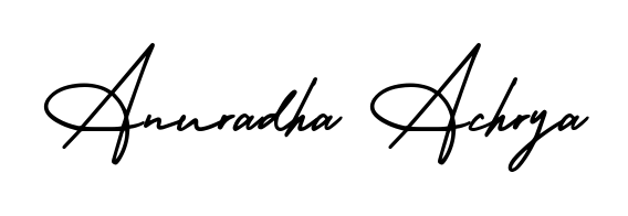 It looks like you need a new signature style for name Anuradha Achrya. Design unique handwritten (AmerikaSignatureDemo-Regular) signature with our free signature maker in just a few clicks. Anuradha Achrya signature style 3 images and pictures png