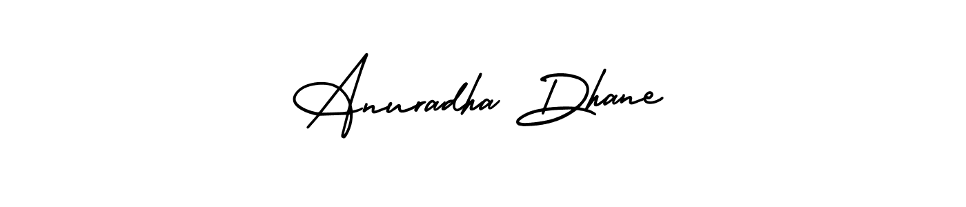 How to Draw Anuradha Dhane signature style? AmerikaSignatureDemo-Regular is a latest design signature styles for name Anuradha Dhane. Anuradha Dhane signature style 3 images and pictures png