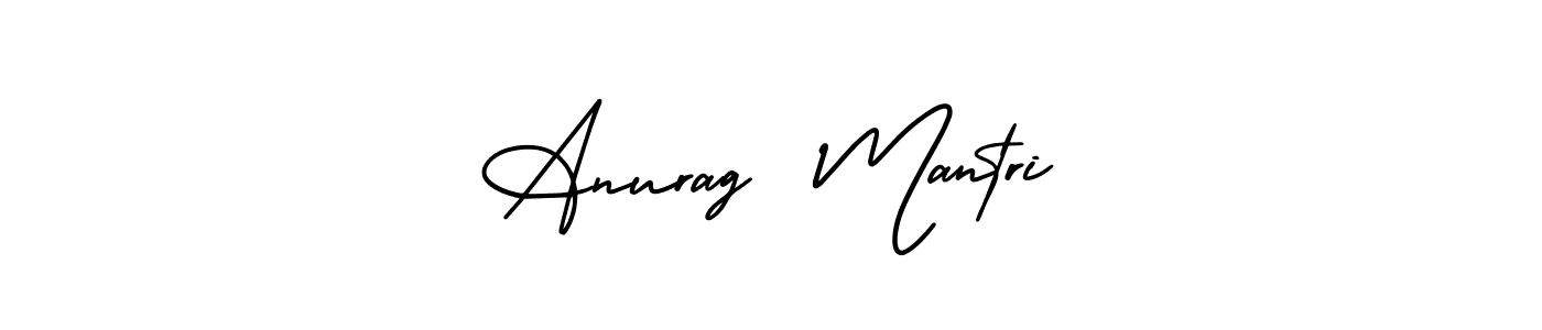 How to make Anurag  Mantri name signature. Use AmerikaSignatureDemo-Regular style for creating short signs online. This is the latest handwritten sign. Anurag  Mantri signature style 3 images and pictures png