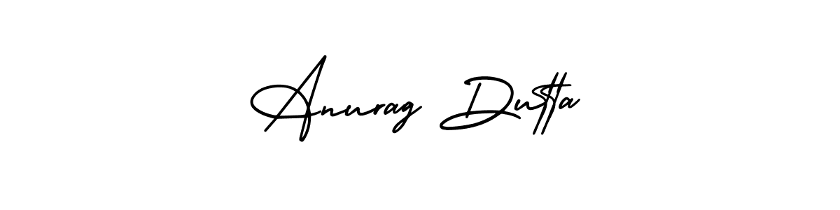 Make a beautiful signature design for name Anurag Dutta. With this signature (AmerikaSignatureDemo-Regular) style, you can create a handwritten signature for free. Anurag Dutta signature style 3 images and pictures png