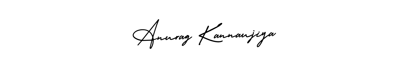 Anurag Kannaujiya stylish signature style. Best Handwritten Sign (AmerikaSignatureDemo-Regular) for my name. Handwritten Signature Collection Ideas for my name Anurag Kannaujiya. Anurag Kannaujiya signature style 3 images and pictures png