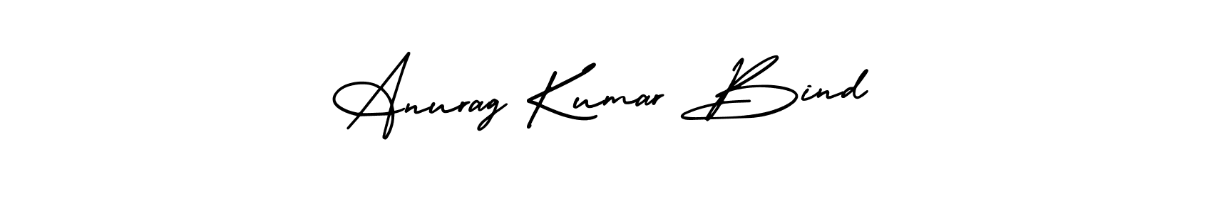 It looks lik you need a new signature style for name Anurag Kumar Bind. Design unique handwritten (AmerikaSignatureDemo-Regular) signature with our free signature maker in just a few clicks. Anurag Kumar Bind signature style 3 images and pictures png