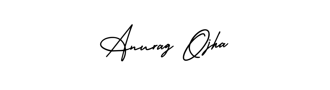 Design your own signature with our free online signature maker. With this signature software, you can create a handwritten (AmerikaSignatureDemo-Regular) signature for name Anurag Ojha. Anurag Ojha signature style 3 images and pictures png