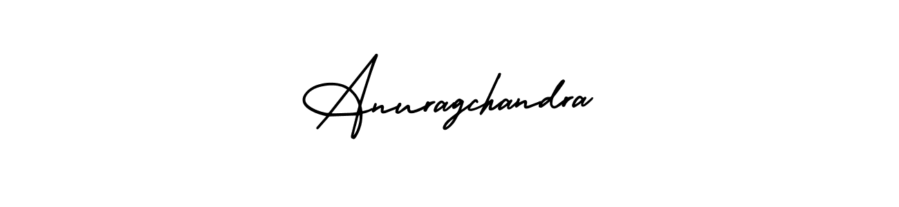 Create a beautiful signature design for name Anuragchandra. With this signature (AmerikaSignatureDemo-Regular) fonts, you can make a handwritten signature for free. Anuragchandra signature style 3 images and pictures png
