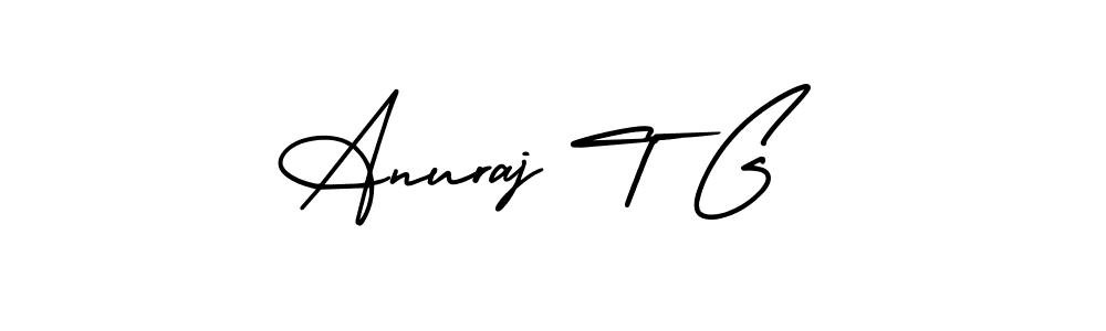 Also we have Anuraj T G name is the best signature style. Create professional handwritten signature collection using AmerikaSignatureDemo-Regular autograph style. Anuraj T G signature style 3 images and pictures png