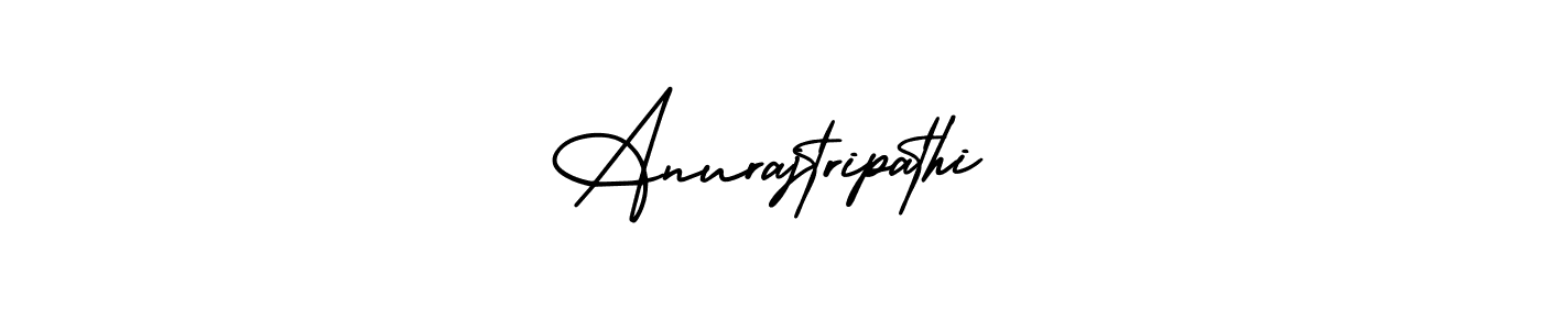Make a beautiful signature design for name Anurajtripathi. With this signature (AmerikaSignatureDemo-Regular) style, you can create a handwritten signature for free. Anurajtripathi signature style 3 images and pictures png