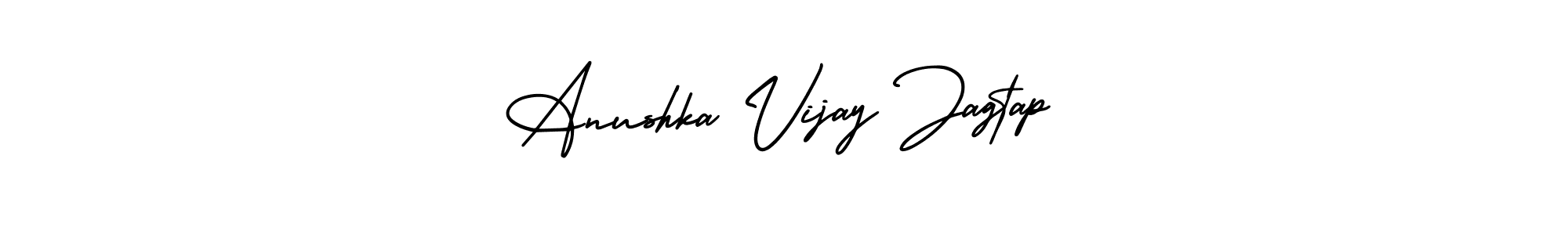 Design your own signature with our free online signature maker. With this signature software, you can create a handwritten (AmerikaSignatureDemo-Regular) signature for name Anushka Vijay Jagtap. Anushka Vijay Jagtap signature style 3 images and pictures png