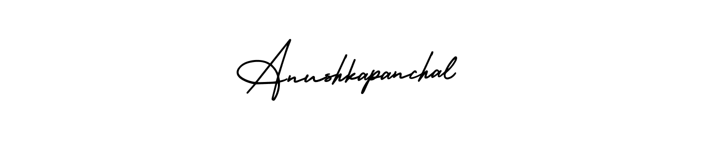 Similarly AmerikaSignatureDemo-Regular is the best handwritten signature design. Signature creator online .You can use it as an online autograph creator for name Anushkapanchal. Anushkapanchal signature style 3 images and pictures png