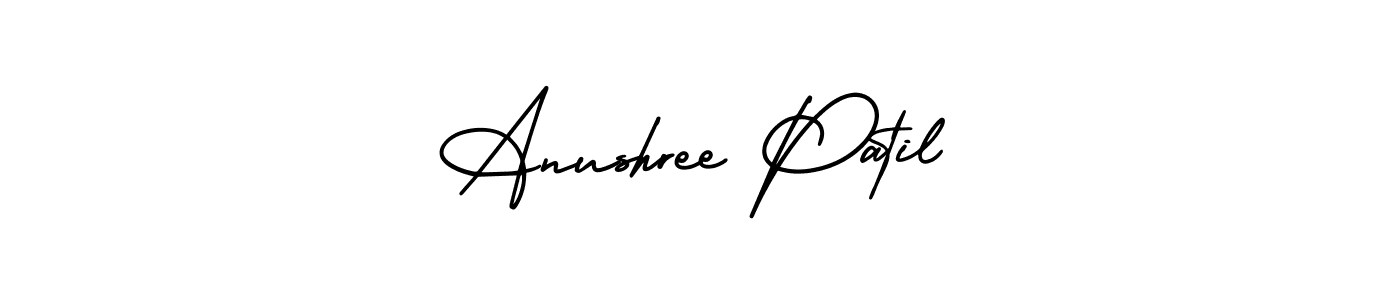 How to make Anushree Patil signature? AmerikaSignatureDemo-Regular is a professional autograph style. Create handwritten signature for Anushree Patil name. Anushree Patil signature style 3 images and pictures png
