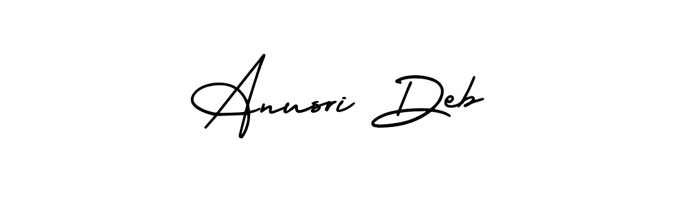 Check out images of Autograph of Anusri Deb name. Actor Anusri Deb Signature Style. AmerikaSignatureDemo-Regular is a professional sign style online. Anusri Deb signature style 3 images and pictures png