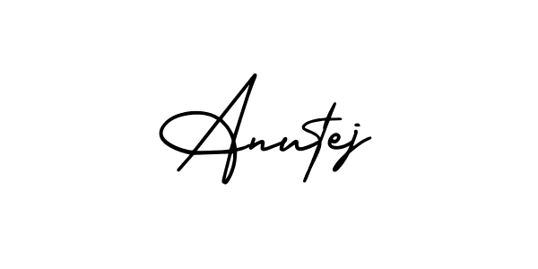 Make a beautiful signature design for name Anutej. Use this online signature maker to create a handwritten signature for free. Anutej signature style 3 images and pictures png