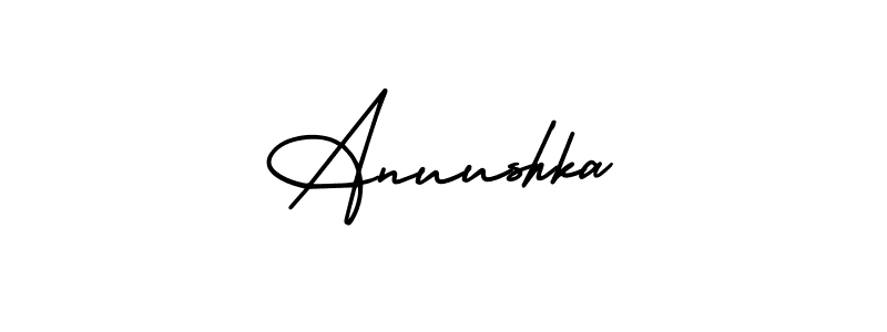 Design your own signature with our free online signature maker. With this signature software, you can create a handwritten (AmerikaSignatureDemo-Regular) signature for name Anuushka. Anuushka signature style 3 images and pictures png