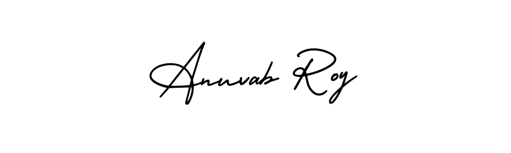 See photos of Anuvab Roy official signature by Spectra . Check more albums & portfolios. Read reviews & check more about AmerikaSignatureDemo-Regular font. Anuvab Roy signature style 3 images and pictures png