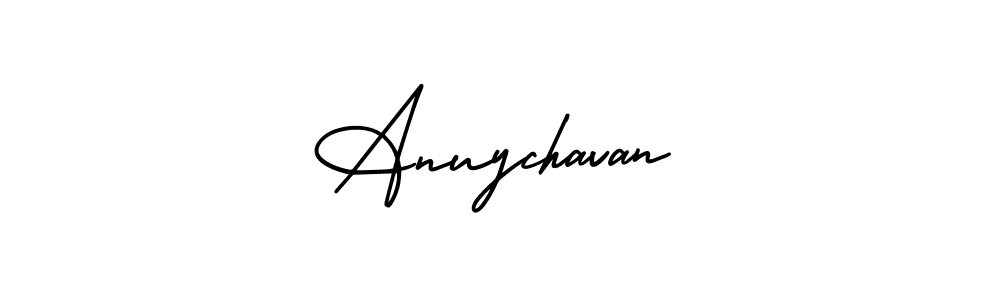 if you are searching for the best signature style for your name Anuychavan. so please give up your signature search. here we have designed multiple signature styles  using AmerikaSignatureDemo-Regular. Anuychavan signature style 3 images and pictures png