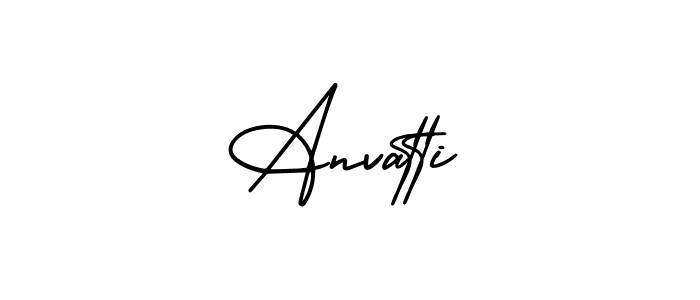 Anvatti stylish signature style. Best Handwritten Sign (AmerikaSignatureDemo-Regular) for my name. Handwritten Signature Collection Ideas for my name Anvatti. Anvatti signature style 3 images and pictures png