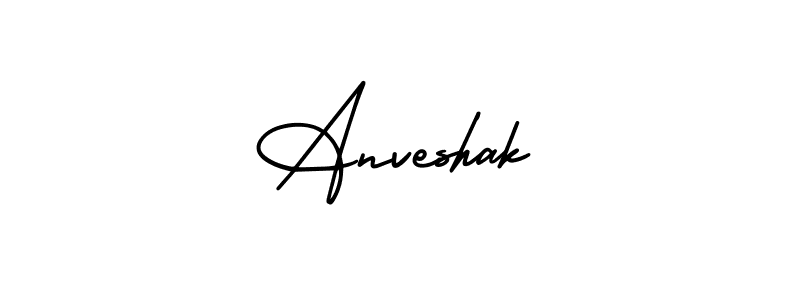 Create a beautiful signature design for name Anveshak. With this signature (AmerikaSignatureDemo-Regular) fonts, you can make a handwritten signature for free. Anveshak signature style 3 images and pictures png