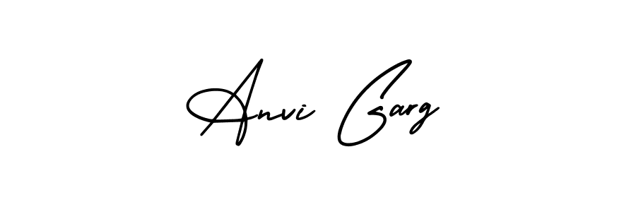 Best and Professional Signature Style for Anvi Garg. AmerikaSignatureDemo-Regular Best Signature Style Collection. Anvi Garg signature style 3 images and pictures png