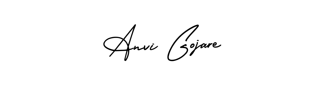 AmerikaSignatureDemo-Regular is a professional signature style that is perfect for those who want to add a touch of class to their signature. It is also a great choice for those who want to make their signature more unique. Get Anvi Gojare name to fancy signature for free. Anvi Gojare signature style 3 images and pictures png