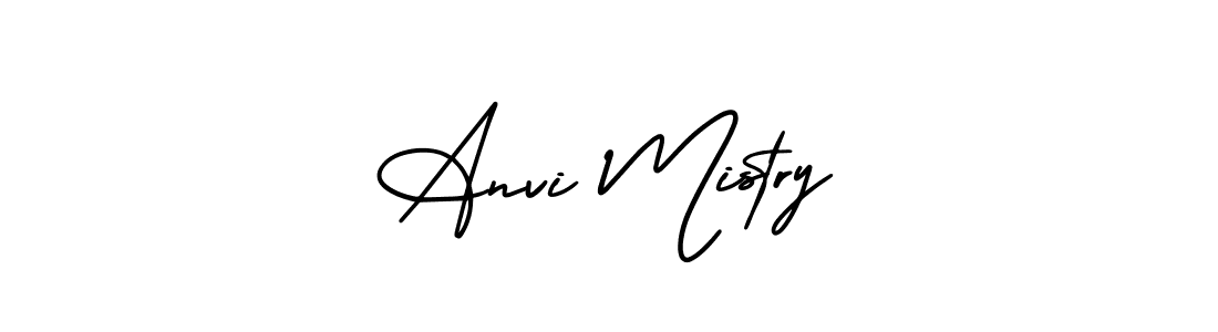 Design your own signature with our free online signature maker. With this signature software, you can create a handwritten (AmerikaSignatureDemo-Regular) signature for name Anvi Mistry. Anvi Mistry signature style 3 images and pictures png
