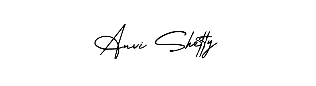 Create a beautiful signature design for name Anvi Shetty. With this signature (AmerikaSignatureDemo-Regular) fonts, you can make a handwritten signature for free. Anvi Shetty signature style 3 images and pictures png