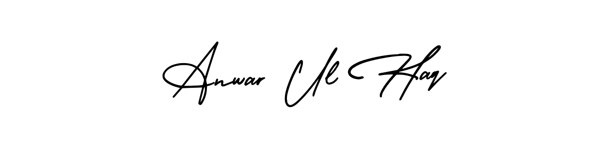 It looks lik you need a new signature style for name Anwar Ul Haq. Design unique handwritten (AmerikaSignatureDemo-Regular) signature with our free signature maker in just a few clicks. Anwar Ul Haq signature style 3 images and pictures png