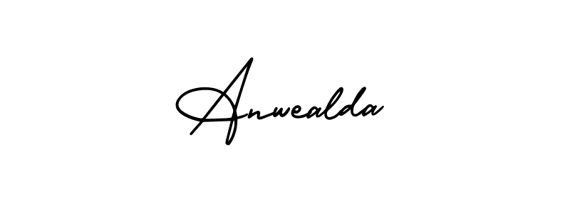 Also we have Anwealda name is the best signature style. Create professional handwritten signature collection using AmerikaSignatureDemo-Regular autograph style. Anwealda signature style 3 images and pictures png