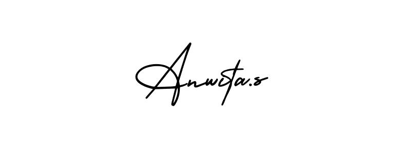 It looks lik you need a new signature style for name Anwita.s. Design unique handwritten (AmerikaSignatureDemo-Regular) signature with our free signature maker in just a few clicks. Anwita.s signature style 3 images and pictures png