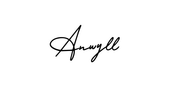 Best and Professional Signature Style for Anwyll. AmerikaSignatureDemo-Regular Best Signature Style Collection. Anwyll signature style 3 images and pictures png