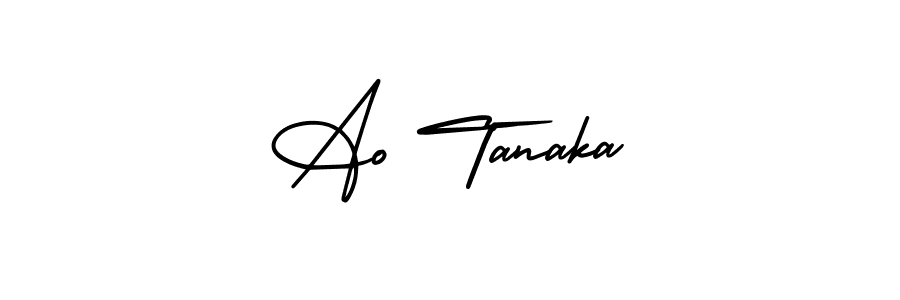 Use a signature maker to create a handwritten signature online. With this signature software, you can design (AmerikaSignatureDemo-Regular) your own signature for name Ao Tanaka. Ao Tanaka signature style 3 images and pictures png