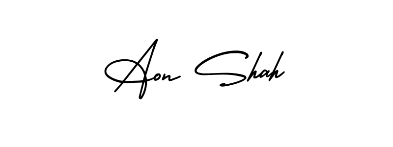 Once you've used our free online signature maker to create your best signature AmerikaSignatureDemo-Regular style, it's time to enjoy all of the benefits that Aon Shah name signing documents. Aon Shah signature style 3 images and pictures png