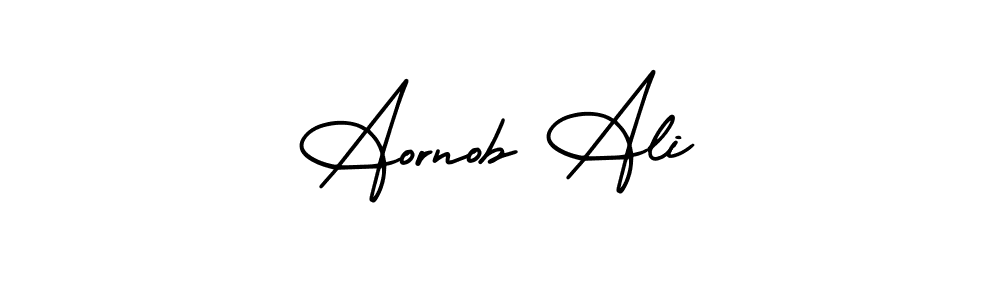 Best and Professional Signature Style for Aornob Ali. AmerikaSignatureDemo-Regular Best Signature Style Collection. Aornob Ali signature style 3 images and pictures png