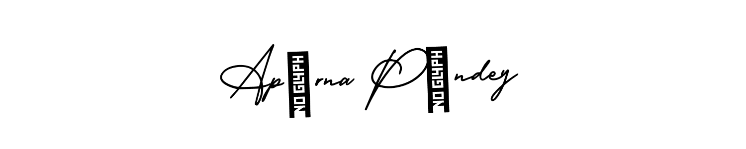 Check out images of Autograph of Apàrna Pàndey name. Actor Apàrna Pàndey Signature Style. AmerikaSignatureDemo-Regular is a professional sign style online. Apàrna Pàndey signature style 3 images and pictures png