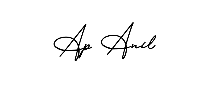 Make a short Ap Anil signature style. Manage your documents anywhere anytime using AmerikaSignatureDemo-Regular. Create and add eSignatures, submit forms, share and send files easily. Ap Anil signature style 3 images and pictures png