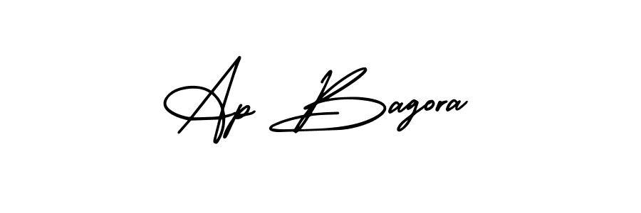 It looks lik you need a new signature style for name Ap Bagora. Design unique handwritten (AmerikaSignatureDemo-Regular) signature with our free signature maker in just a few clicks. Ap Bagora signature style 3 images and pictures png