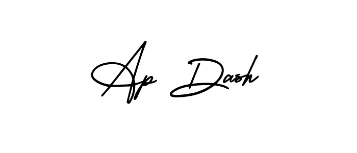 Create a beautiful signature design for name Ap Dash. With this signature (AmerikaSignatureDemo-Regular) fonts, you can make a handwritten signature for free. Ap Dash signature style 3 images and pictures png