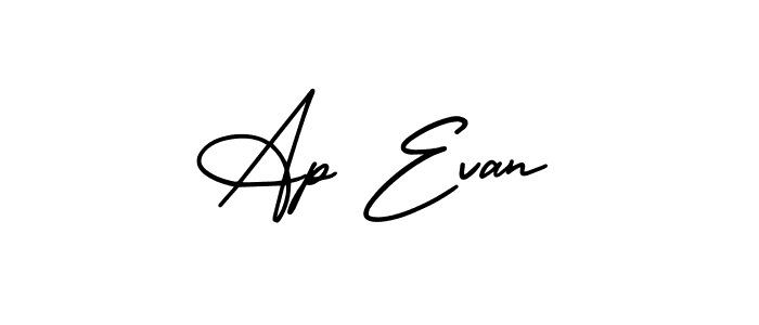 Best and Professional Signature Style for Ap Evan. AmerikaSignatureDemo-Regular Best Signature Style Collection. Ap Evan signature style 3 images and pictures png