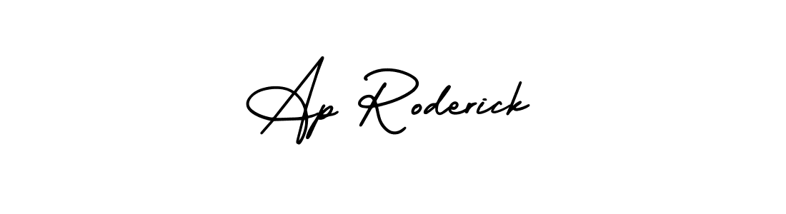 Check out images of Autograph of Ap Roderick name. Actor Ap Roderick Signature Style. AmerikaSignatureDemo-Regular is a professional sign style online. Ap Roderick signature style 3 images and pictures png