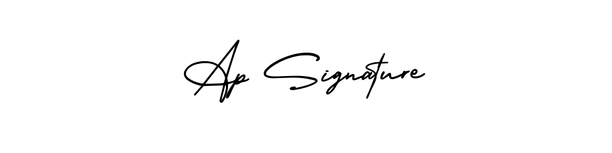 This is the best signature style for the Ap Signature name. Also you like these signature font (AmerikaSignatureDemo-Regular). Mix name signature. Ap Signature signature style 3 images and pictures png