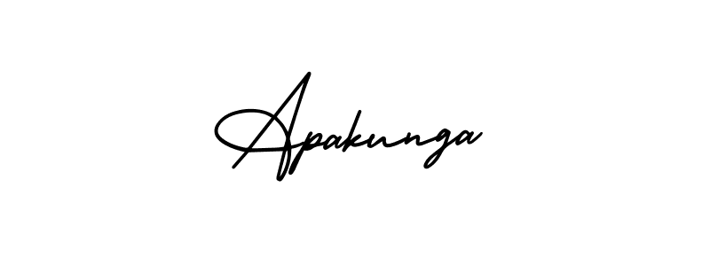 Also we have Apakunga name is the best signature style. Create professional handwritten signature collection using AmerikaSignatureDemo-Regular autograph style. Apakunga signature style 3 images and pictures png