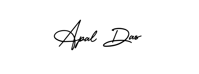 Use a signature maker to create a handwritten signature online. With this signature software, you can design (AmerikaSignatureDemo-Regular) your own signature for name Apal Das. Apal Das signature style 3 images and pictures png