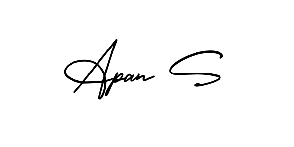 Check out images of Autograph of Apan S name. Actor Apan S Signature Style. AmerikaSignatureDemo-Regular is a professional sign style online. Apan S signature style 3 images and pictures png